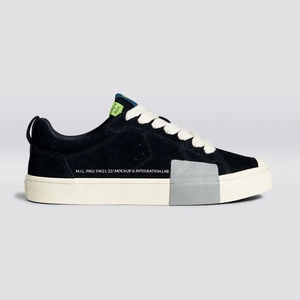 OCA LOW Cariuma Low Top Daim Noir Homme | KQC-4128651